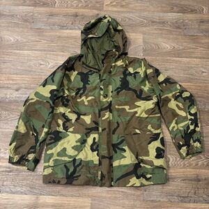 Vintage Y2K Bad Boy Camo Jacket Men’s Large Zip Up Streetwear Military Style
